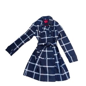 Trenchcoat Merona Black Size M Belted